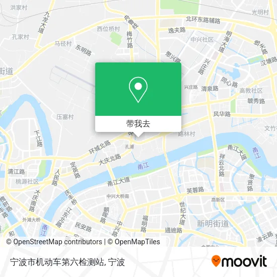 宁波市机动车第六检测站地图