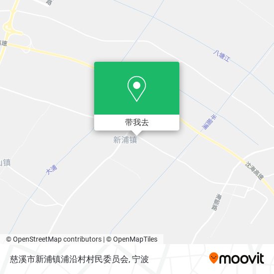 慈溪市新浦镇浦沿村村民委员会地图