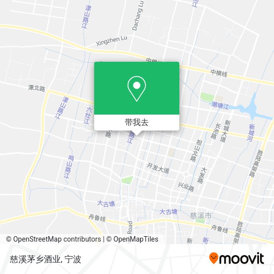 慈溪茅乡酒业地图