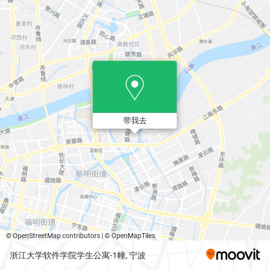 浙江大学软件学院学生公寓-1幢地图