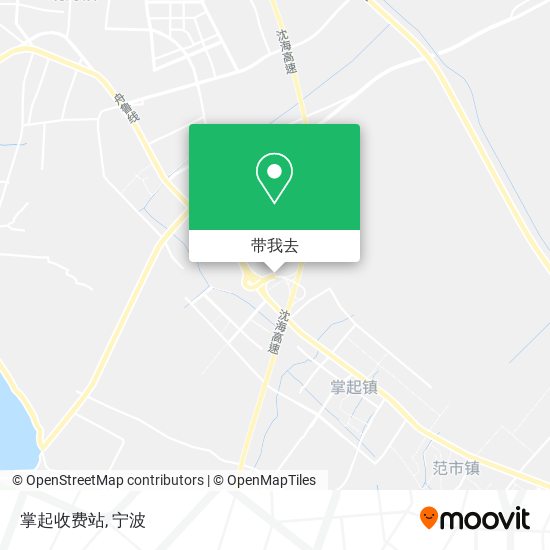 掌起收费站地图