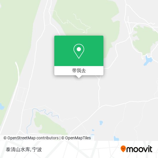 泰清山水库地图