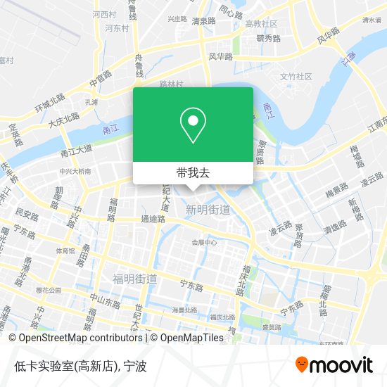 低卡实验室(高新店)地图