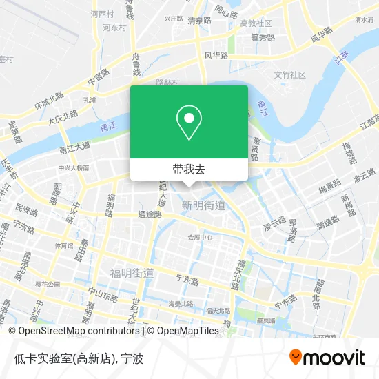 低卡实验室(高新店)地图