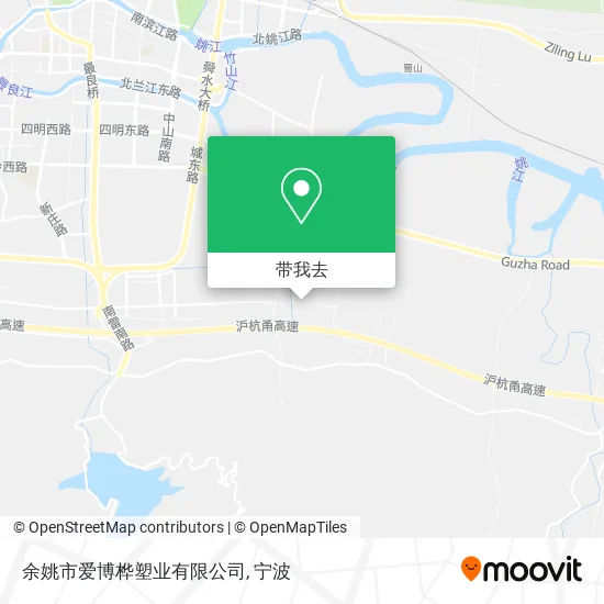 余姚市爱博桦塑业有限公司地图