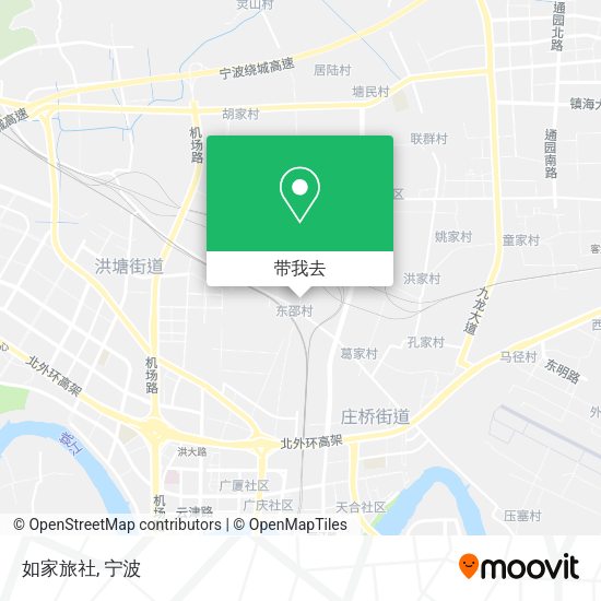 如家旅社地图