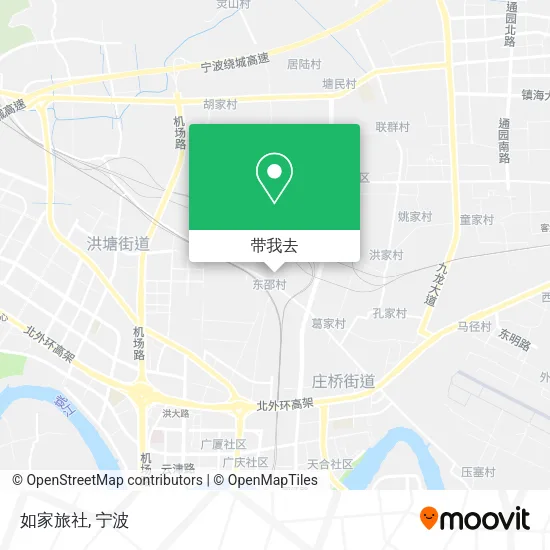 如家旅社地图