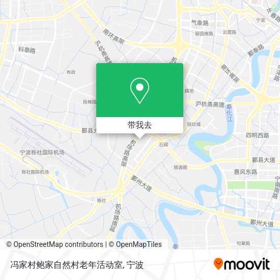 冯家村鲍家自然村老年活动室地图