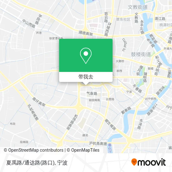 夏禹路/通达路(路口)地图
