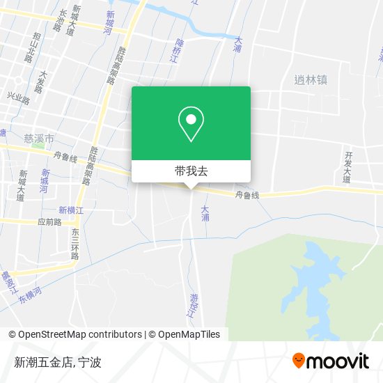 新潮五金店地图