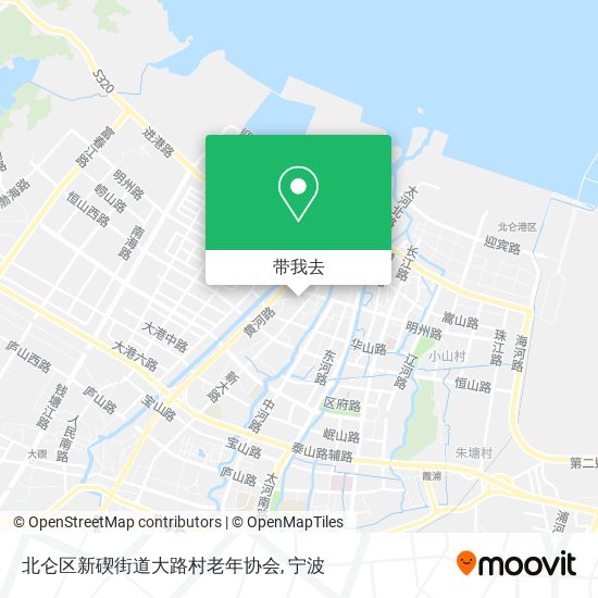 北仑区新碶街道大路村老年协会地图