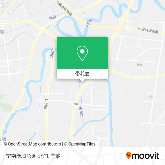 宁南新城沁园-北门地图
