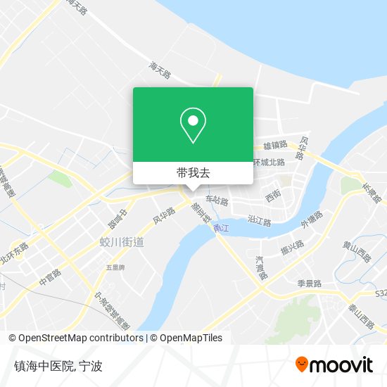 镇海中医院地图