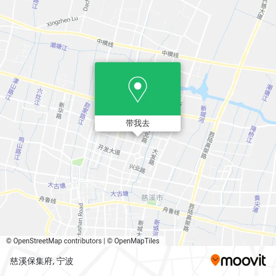慈溪保集府地图