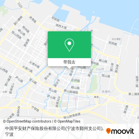 中国平安财产保险股份有限公司(宁波市鄞州支公司)地图