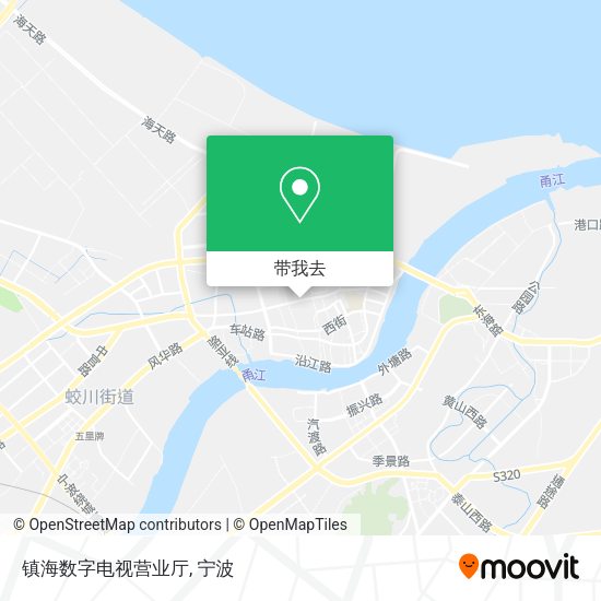 镇海数字电视营业厅地图