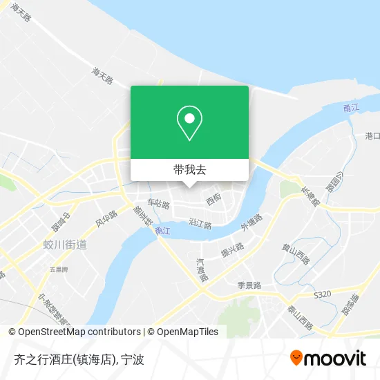 齐之行酒庄(镇海店)地图