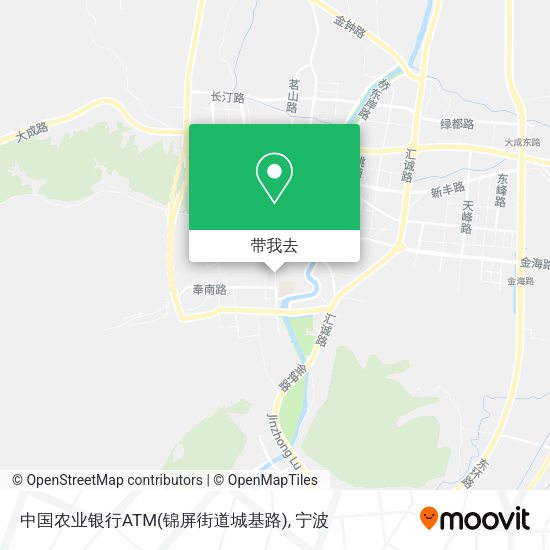 中国农业银行ATM(锦屏街道城基路)地图