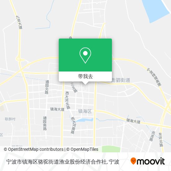 宁波市镇海区骆驼街道渔业股份经济合作社地图