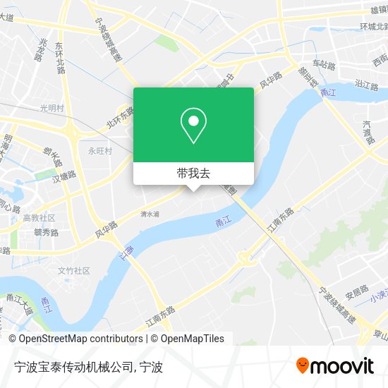 宁波宝泰传动机械公司地图