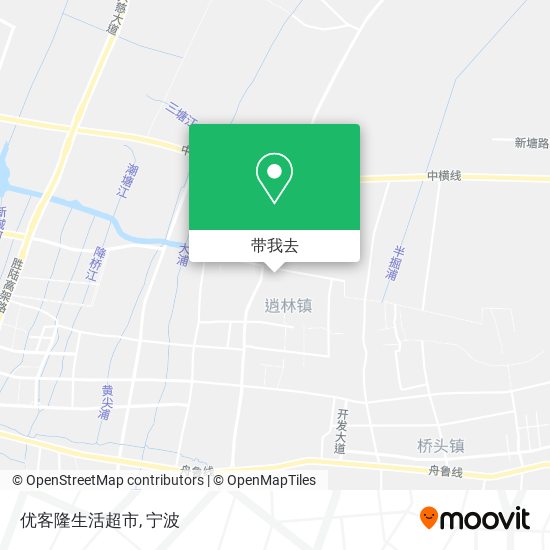 优客隆生活超市地图