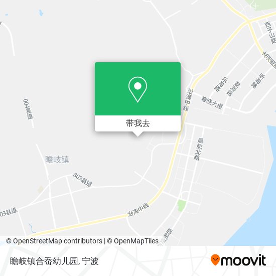 瞻岐镇合岙幼儿园地图