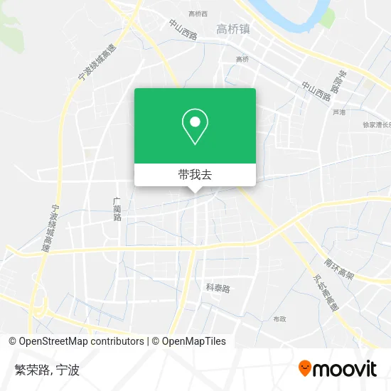繁荣路地图