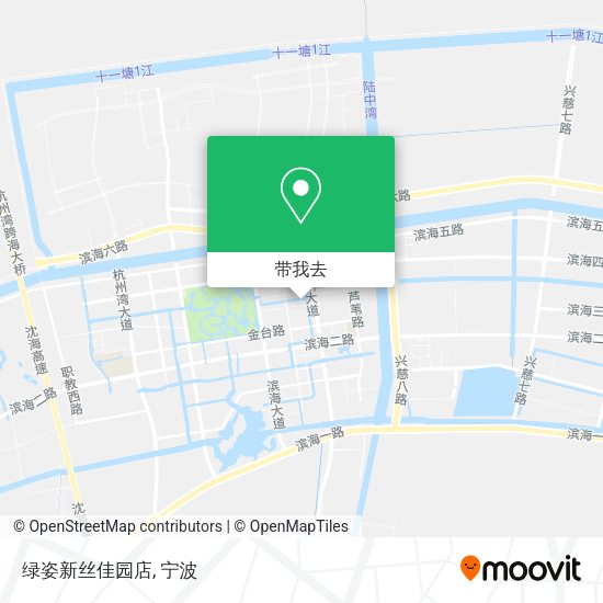 绿姿新丝佳园店地图