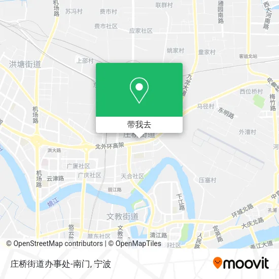 庄桥街道办事处-南门地图