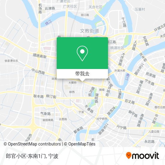 郎官小区-东南1门地图