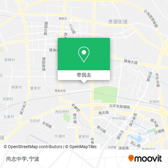尚志中学地图