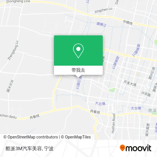 酷派3M汽车美容地图