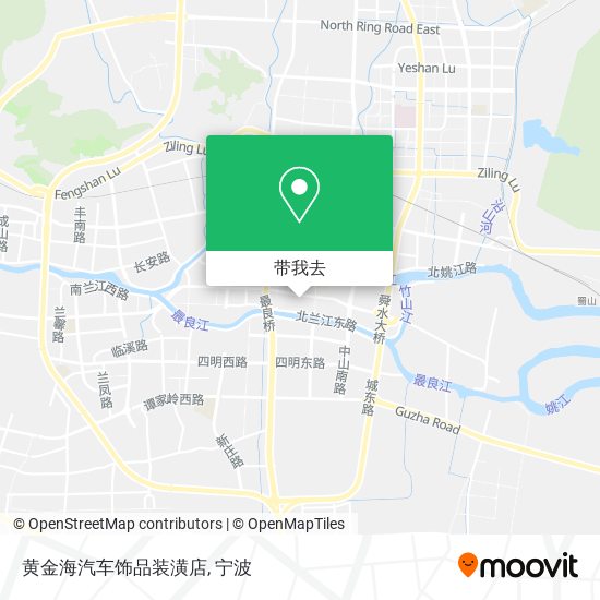 黄金海汽车饰品装潢店地图