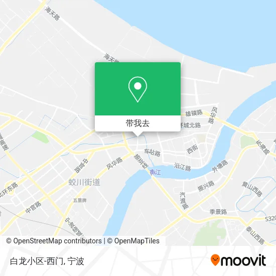 白龙小区-西门地图