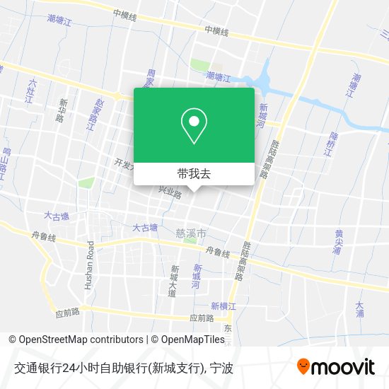 交通银行24小时自助银行(新城支行)地图