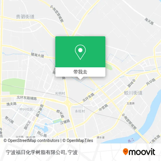 宁波福日化学树脂有限公司地图