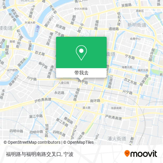 福明路与福明南路交叉口地图
