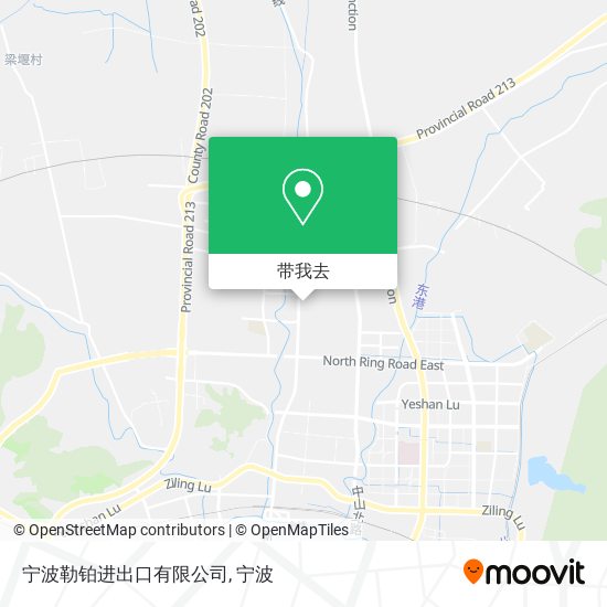 宁波勒铂进出口有限公司地图