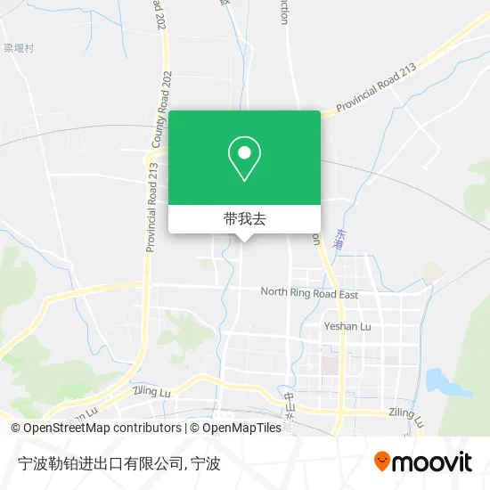 宁波勒铂进出口有限公司地图
