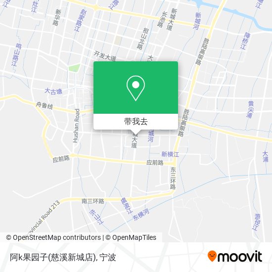 阿k果园子(慈溪新城店)地图