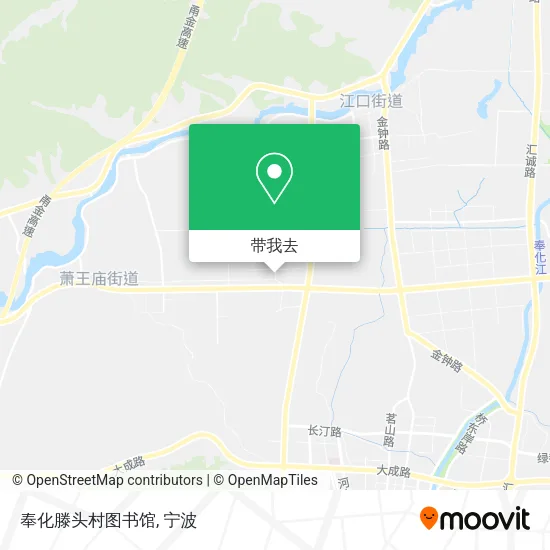 奉化滕头村图书馆地图