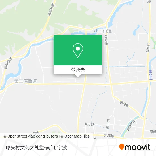 滕头村文化大礼堂-南门地图