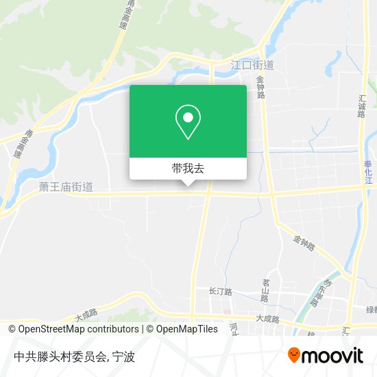 中共滕头村委员会地图