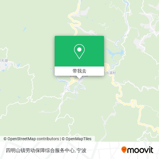 四明山镇劳动保障综合服务中心地图