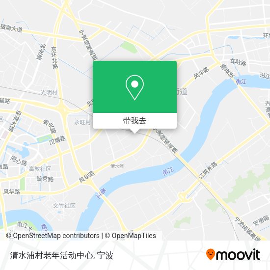 清水浦村老年活动中心地图
