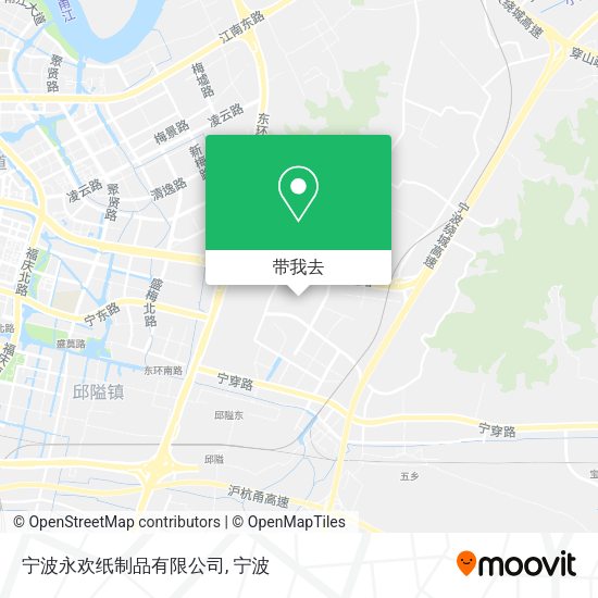 宁波永欢纸制品有限公司地图