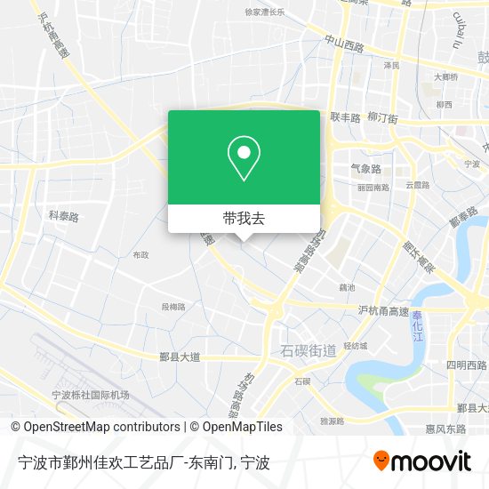 宁波市鄞州佳欢工艺品厂-东南门地图