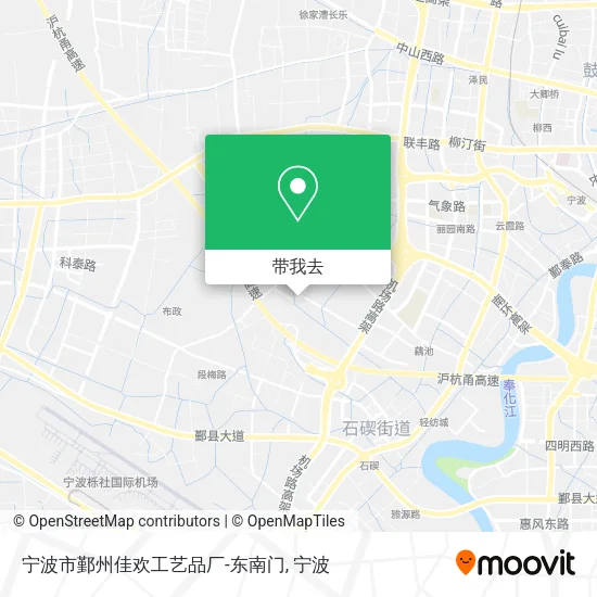 宁波市鄞州佳欢工艺品厂-东南门地图