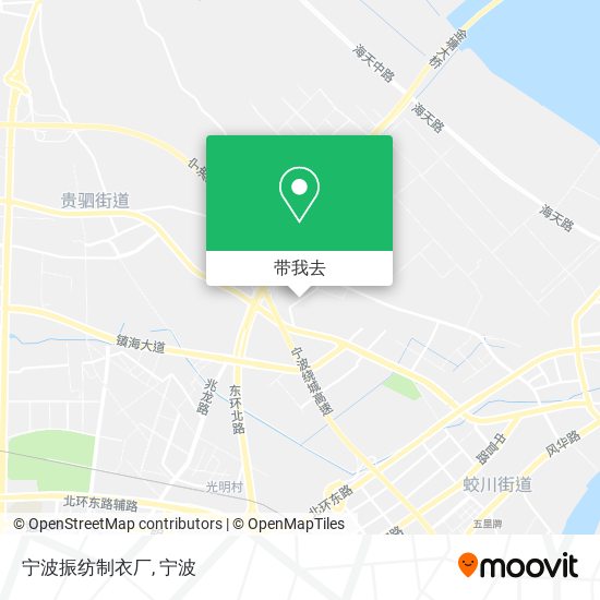 宁波振纺制衣厂地图