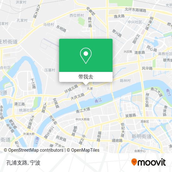 孔浦支路地图